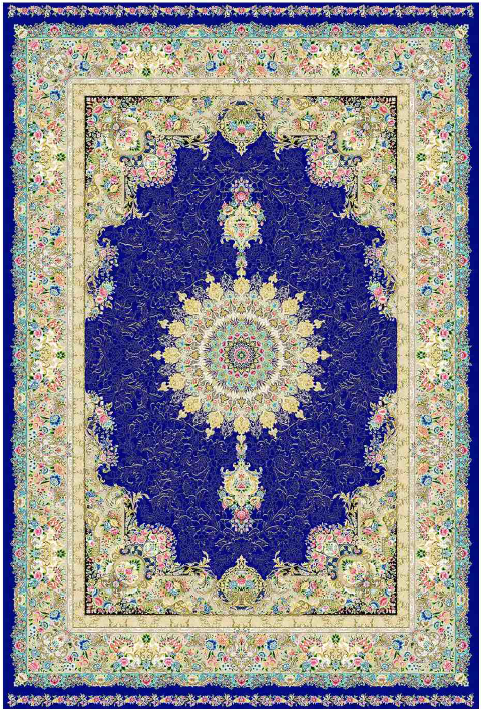 فرش ابریشم کد 16002