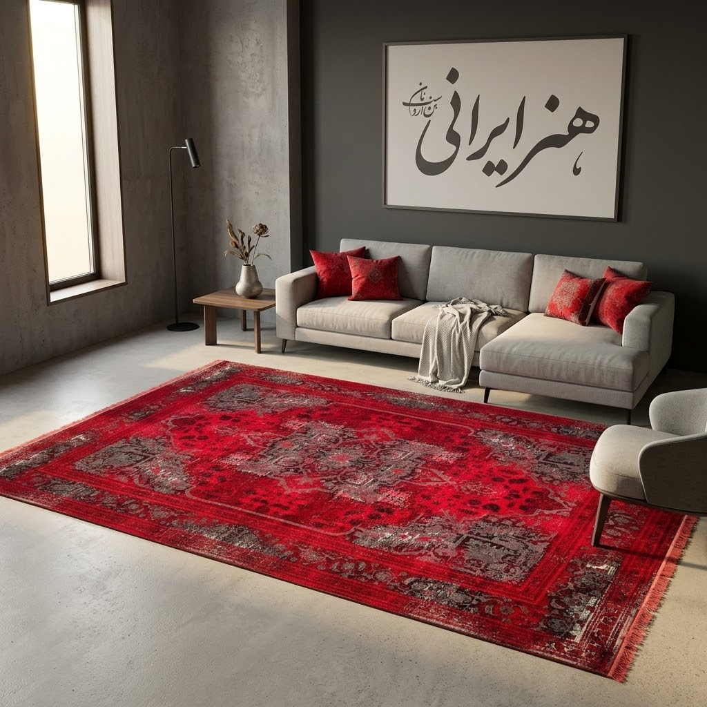 فرش جوشن لاکی کد1107 (تخفیف ۲۵ درصدی💥)
